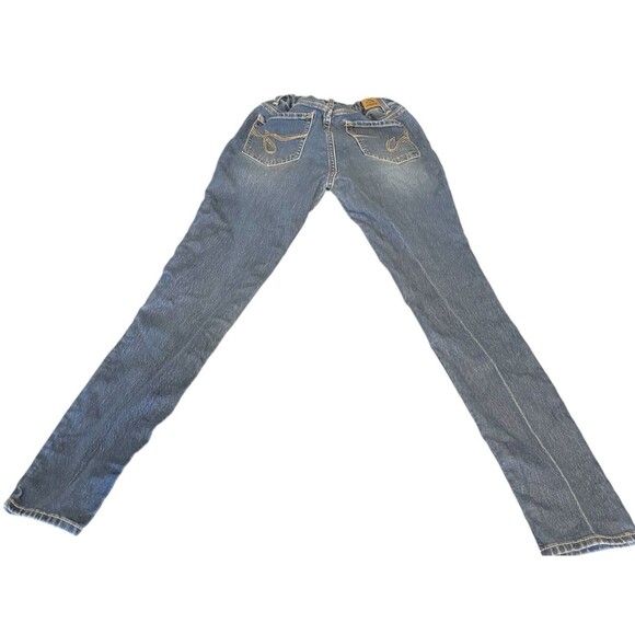 Jordache Super Skinny Jeans Adjustable Waist Stretch Denim Jeans Girl's 16 Slim - Picture 2 of 16